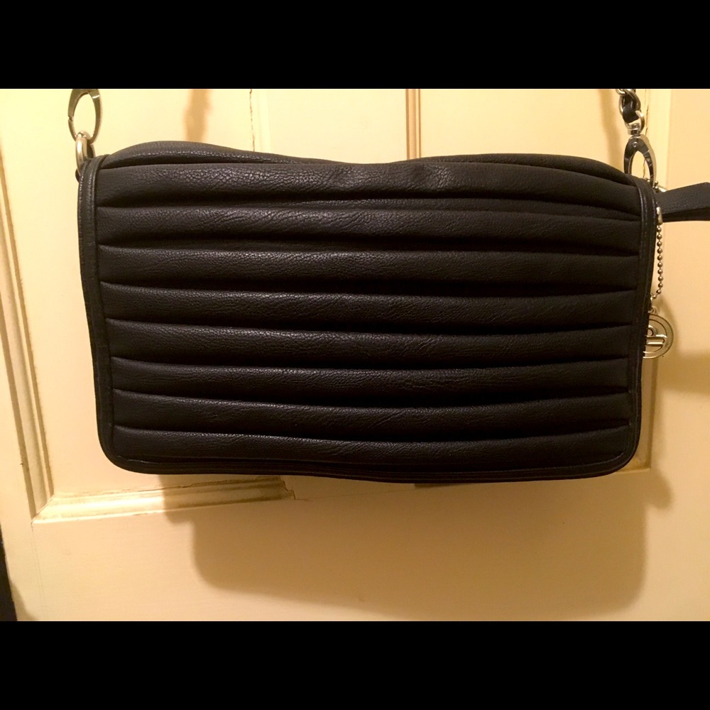 Big Buddha black shoulder purse